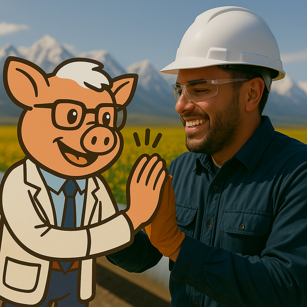 Pig High Five - Collaboration